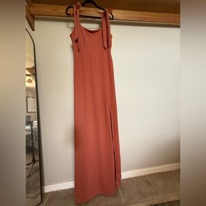 Birdy Grey Terracotta Sleeveless Maxi Dress